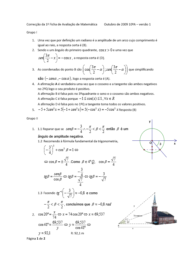 teste1 11a outubro2009 v1 correccao pdf image
